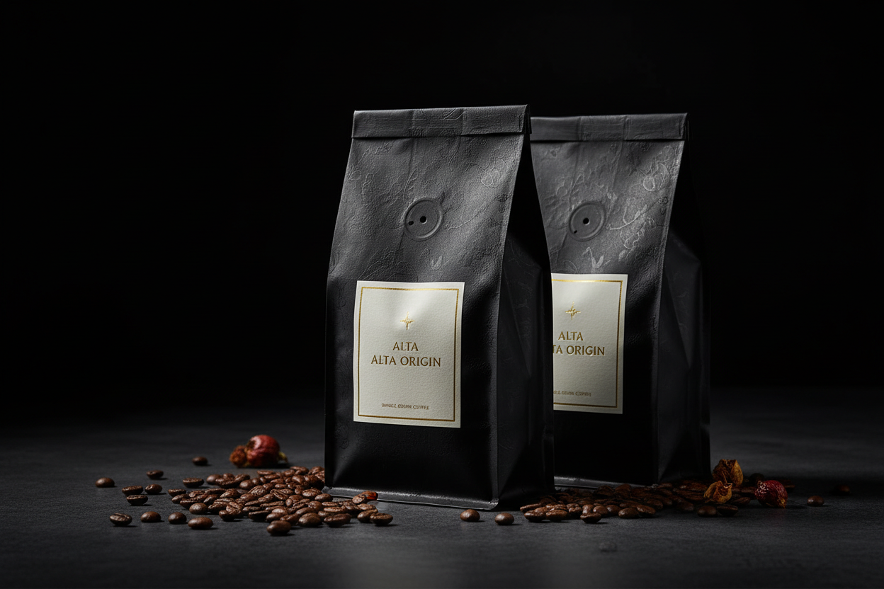 Premium private label coffee packaging by United Espresso