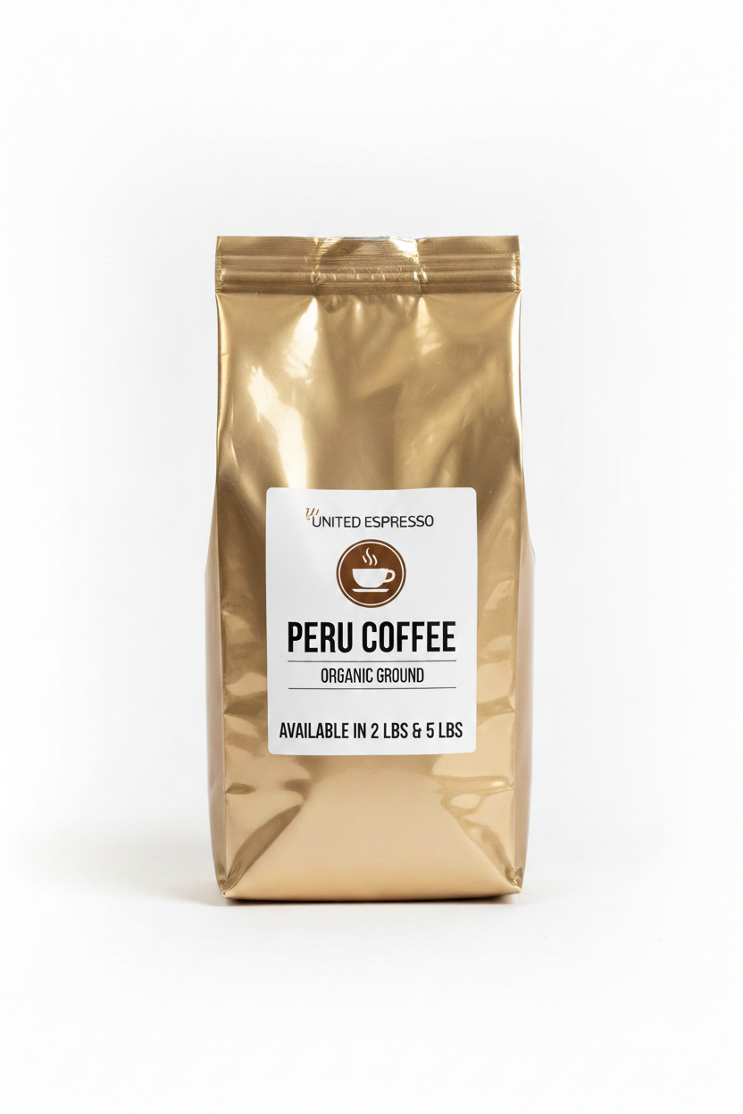 Peru Coffee Organic Ground - 2 LBS & 5 LBS
